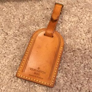 Authentic Louis Vuitton Luggage Tag